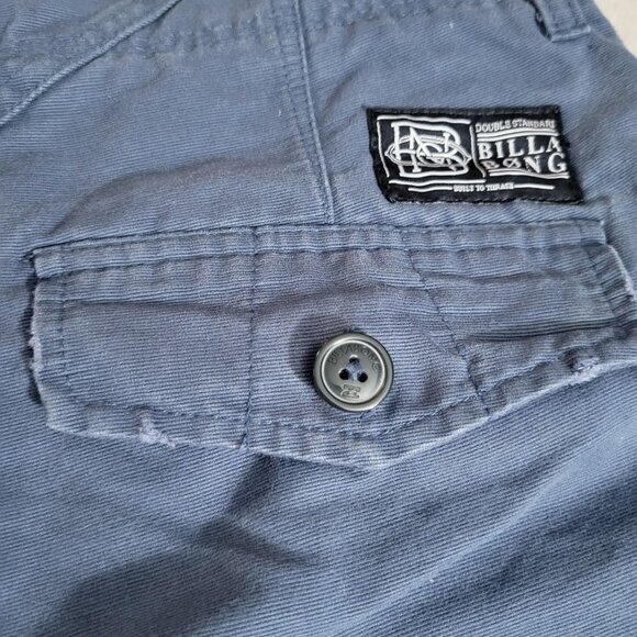 Billabong Men's Sz 30 Blue 100% Cotton Flat Front Pockets Bermuda Chino Shorts - Picture 8 of 10